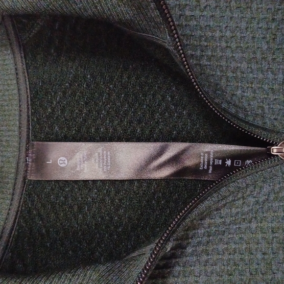 Lululemon Men's NWOT Surge Warm Sweater front zipper pockets NO Hood/Thumbhole - Picture 10 of 16